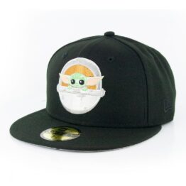 New Era 59Fifty Mandalorian The Child Fitted Hat Black