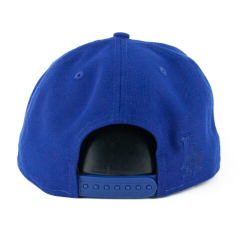 New Era 9Fifty Los Angeles Dodgers Mixed Snapback Hat Dark Royal - Image 3