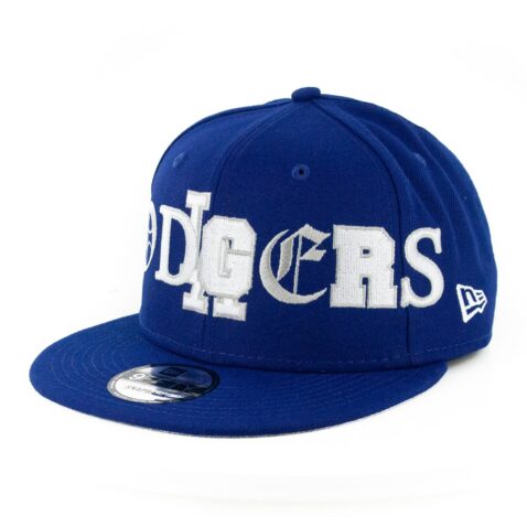 New Era 9Fifty Los Angeles Dodgers Mixed Snapback Hat Dark Royal