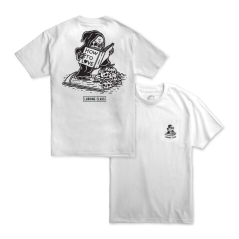 Sketchy Tank How To Love Pocket T-Shirt White