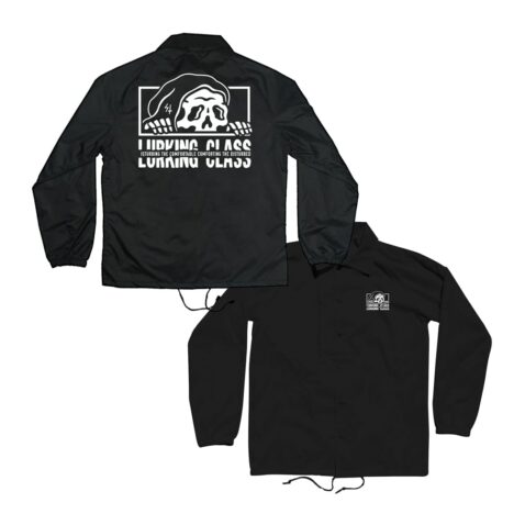 Sketchy Tank Torn Coaches Jacket Black