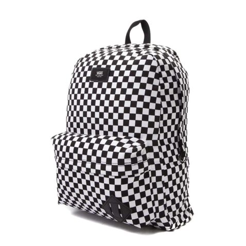 Vans Old Skool Checker Backpack Black White Checkerboard - Image 2