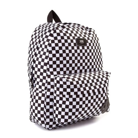 Vans Old Skool Checker Backpack Black White Checkerboard - Image 3