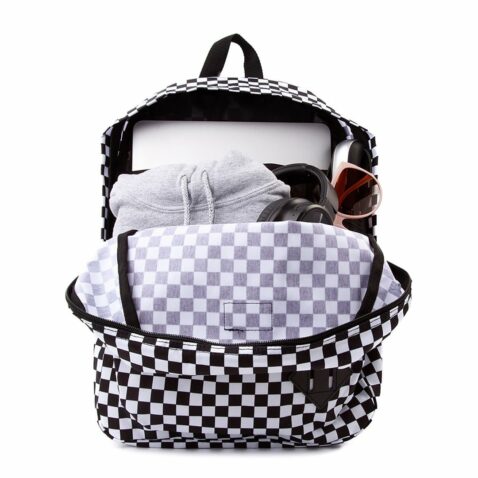 Vans Old Skool Checker Backpack Black White Checkerboard