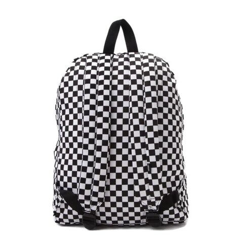 Vans Old Skool Checker Backpack Black White Checkerboard - Image 5