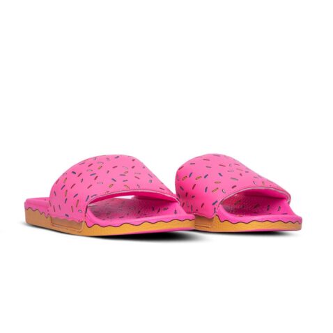 Vans X Simpsons Slide-On D'ohnut Slides Pink - Image 2