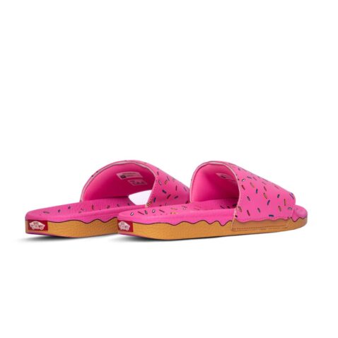 Vans X Simpsons Slide-On D'ohnut Slides Pink - Image 3