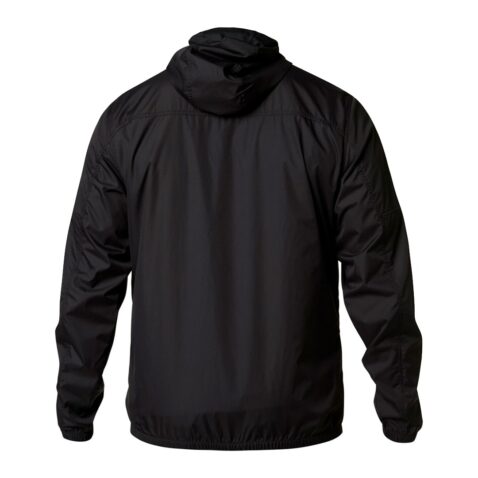 Fox Moth Windbreaker Jacket Black Grey