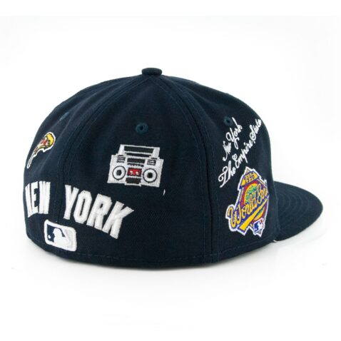 New Era 59Fifty New York Yankees Local Fitted Hat Dark Navy - Image 5