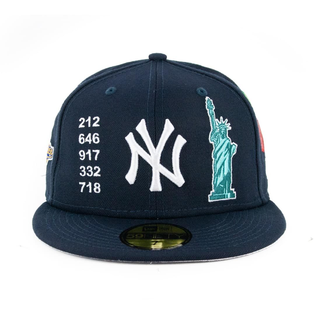 New Era 59fifty New York Yankees City Series Navy Fitted Cap Hat 