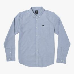 RVCA That’ll Do Stretch LS Shirt Distant Blue