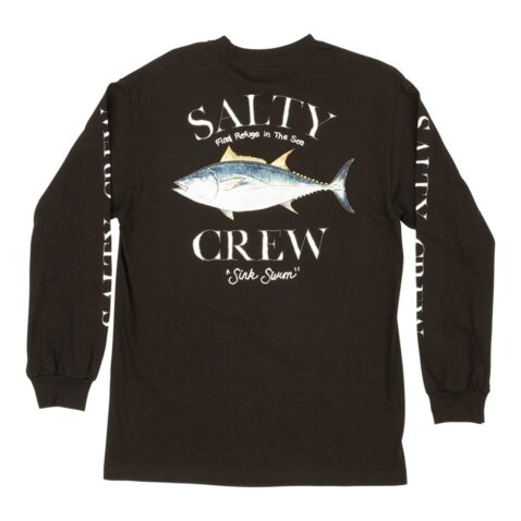 Salty Crew Big Blue LS Shirt Black