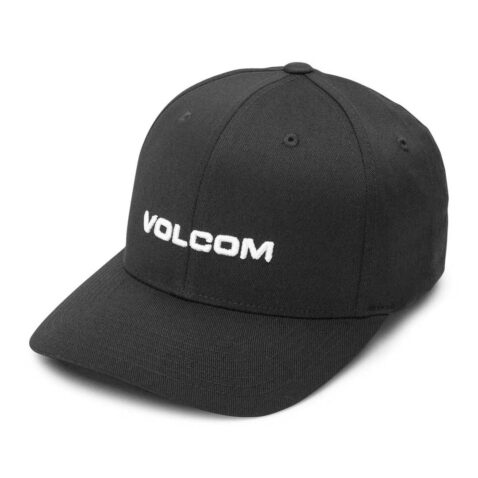Volcom Euro Xfit Flexfit Hat New Black