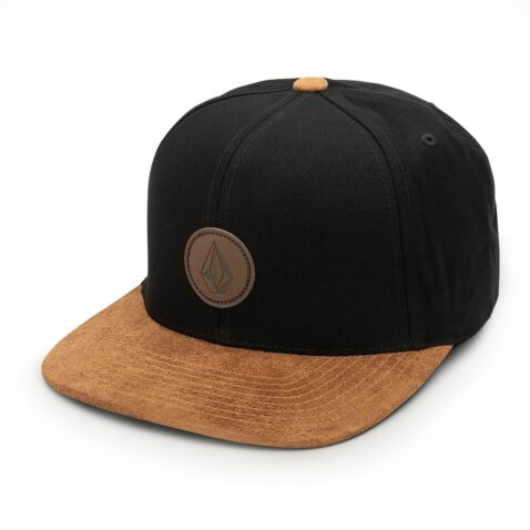 Volcom Quarter Fabric Snapback Black
