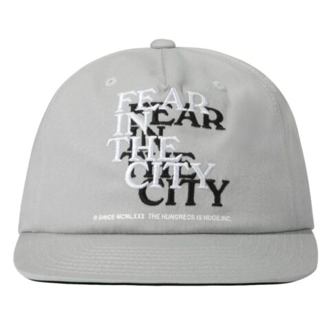 The Hundreds Fear Snapback Hat Light Grey