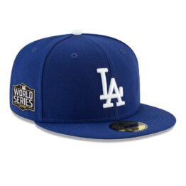 New Era 59Fifty Los Angeles Dodgers Game World Series 2020 Fitted Hat Dark Royal