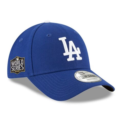 New Era 9Forty Los Angeles Dodgers The League Game World Series 2020 Strapback Hat Dark Royal
