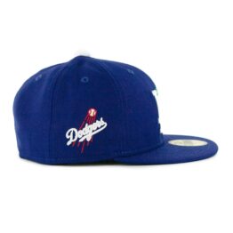 New Era 59Fifty Los Angeles Dodgers Palm Fitted Hat Dark Royal