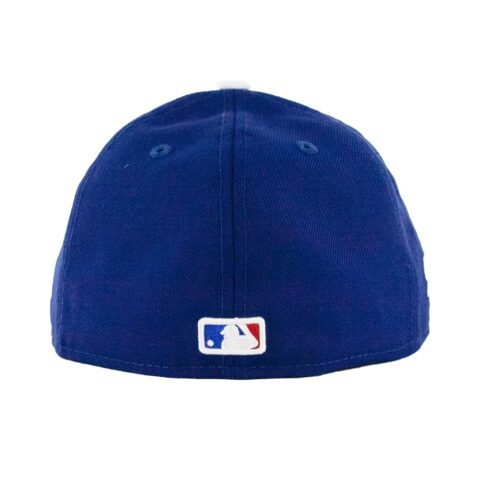 New Era 59Fifty Los Angeles Dodgers Palm Fitted Hat Dark Royal - Image 3