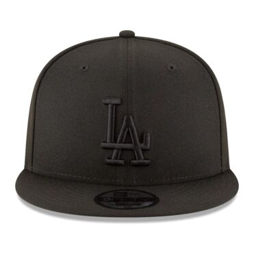 New Era 9Fifty Los Angeles Dodgers Snapback Hat Black Black