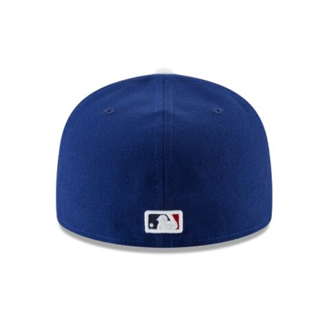 New Era 59Fifty Los Angeles Dodgers 2020 World Series Champions Side Patch Fitted Hat Dark Royal - Image 3