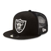 NE LV Raiders BK WH Trucker (Black)-min