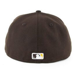 New Era 59Fifty San Diego Padres Game Friar Burnt Wood Fitted Hat Dark Brown