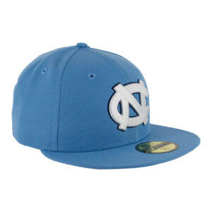 New Era 59Fifty University Of North Carolina Tar Heels Fitted Hat Blue