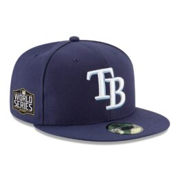 New Era 59Fifty Tampa Bay Rays Game World Series 2020 Fitted Hat Navy