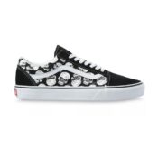 Vans TM Glow Skulls Old Skool (Black-White)-min