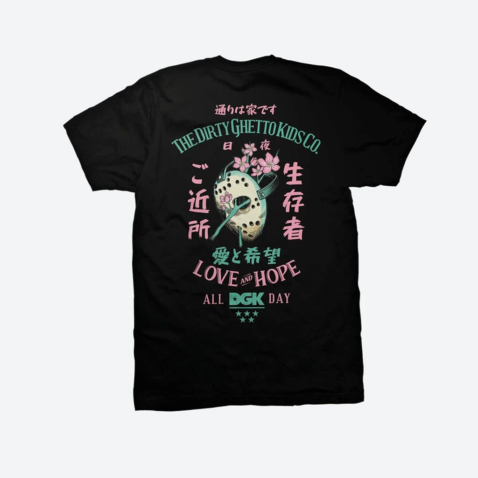 DGK Blossom Short Sleeve T-Shirt Black Rear