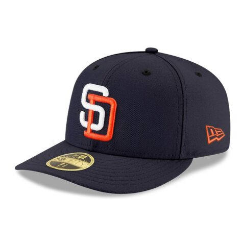 New Era 59Fifty Low Profile San Diego Padres Tony Gwynn Fitted Hat Dark Navy