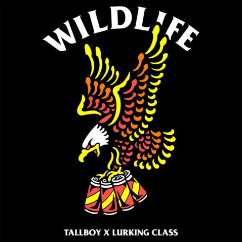 Sketchy Tank Tallboy Wildlife T-Shirt Black