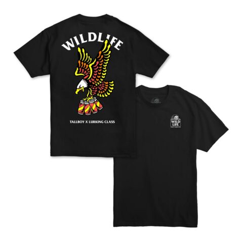 Sketchy Tank Tallboy Wildlife T-Shirt Black