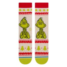 Stance Grinch Sweater Sock Canvas