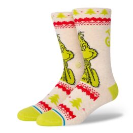 Stance Grinch Sweater Sock Canvas