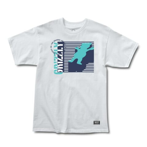 Grizzly Lined Up T-Shirt White