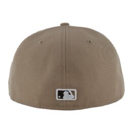 New Era 59Fifty San Diego Padres Jersey Hook Fitted Hat Camel Burnt Wood Brown