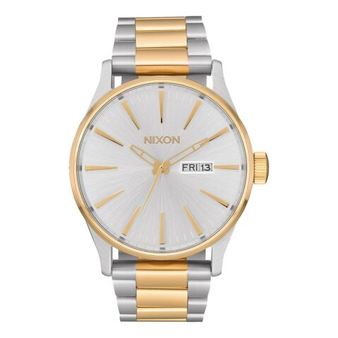 Nixon Sentry SS Watch Silver Gold