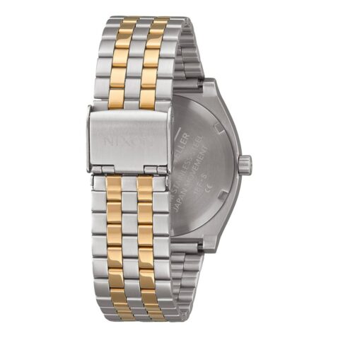 Nixon Time Teller Watch Silver Gold