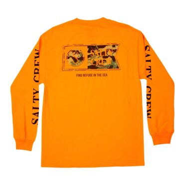 Salty Crew Alpha Decoy LS Shirt Orange