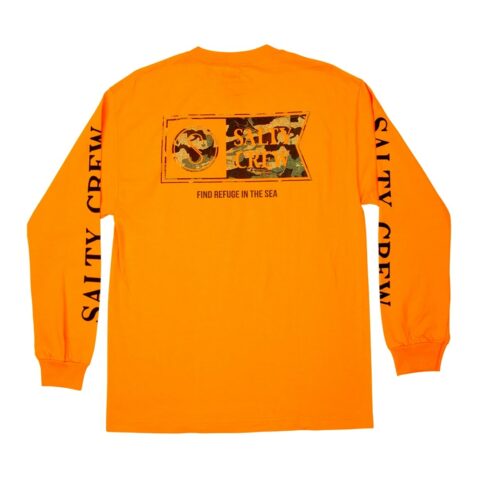 Salty Crew Alpha Decoy LS Shirt Orange - Image 2