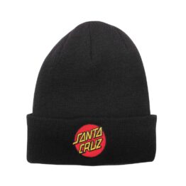 Santa Cruz Dot Beanie Black