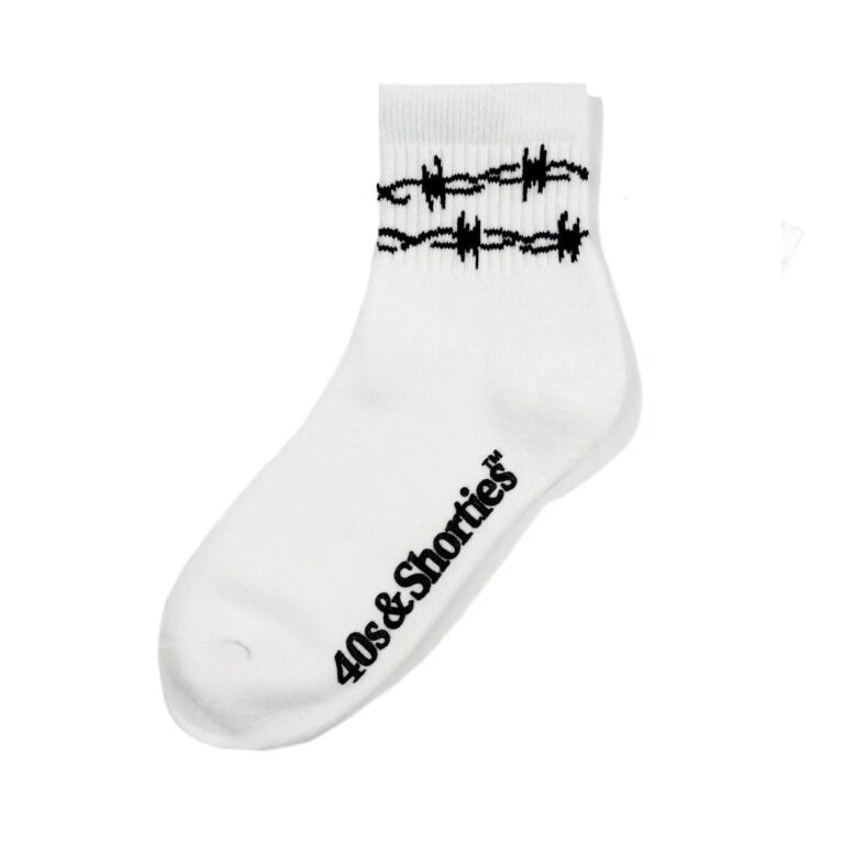 40s & Shorties Barb Wire Half (White)-min