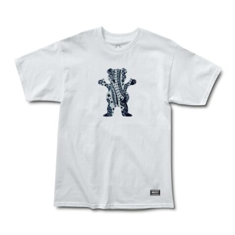 Grizzly Paisley OG Bear T-Shirt White
