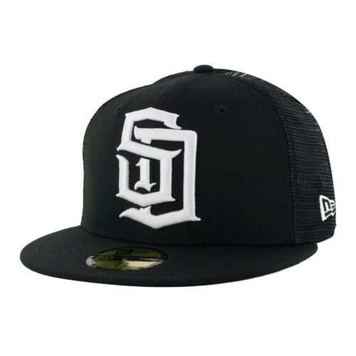 New Era 59Fifty CTO Dyse One SD Trucker Fitted Hat Black White