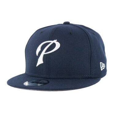 New Era 9Fifty San Diego Padres P Logo Snapback Hat Dark Navy White