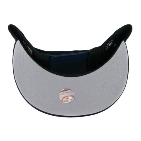 New Era 9Fifty San Diego Padres Vintage Script Gwynn Snapback Hat Dark Navy - Image 2