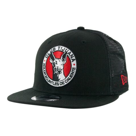 New Era 9Fifty Tijuana Xolos Official Trucker Snapback Hat Black