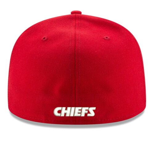New Era 59Fifty Kansas City Chiefs Super Bowl LV 2021 Side Patch Red Fitted Hat Back